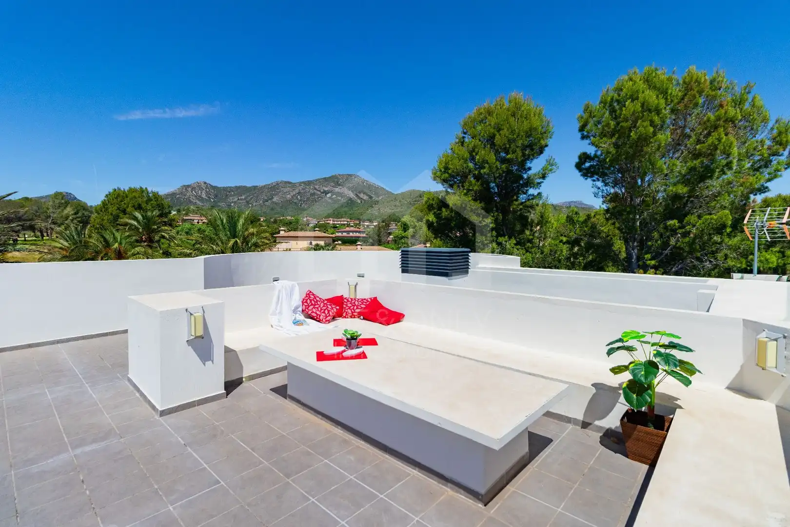 Terraza de Casa o chalet en venta en Mont-roig del Camp con Aire acondicionado, Calefacción y Jardín privado