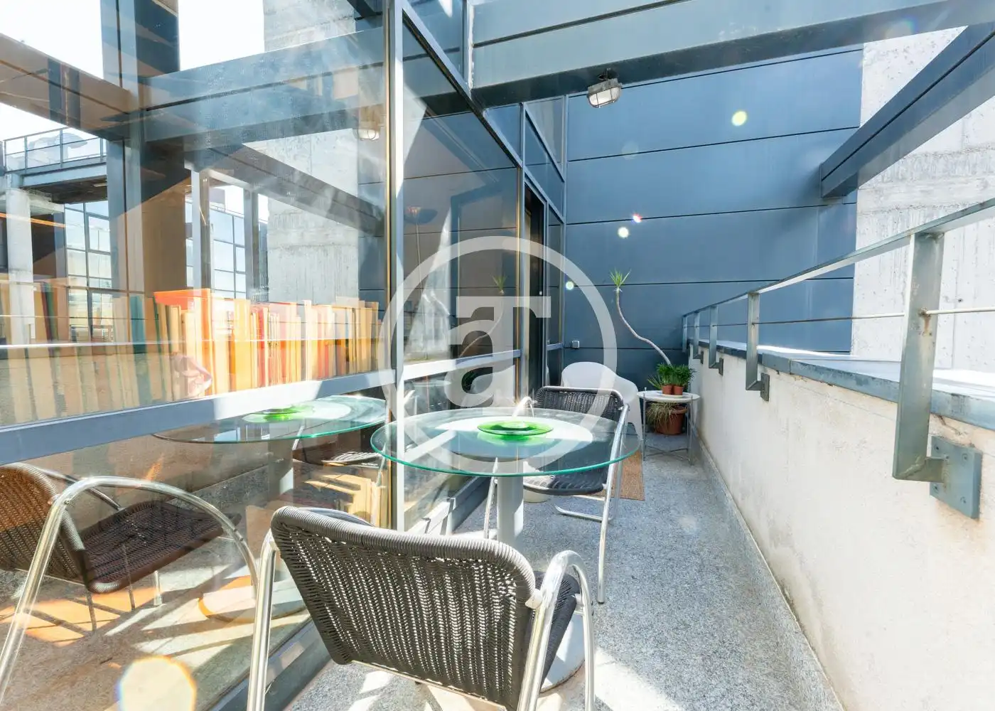 Terrace of Duplexes for rent in Madrid  with Air Conditioner, Heating and Furnished