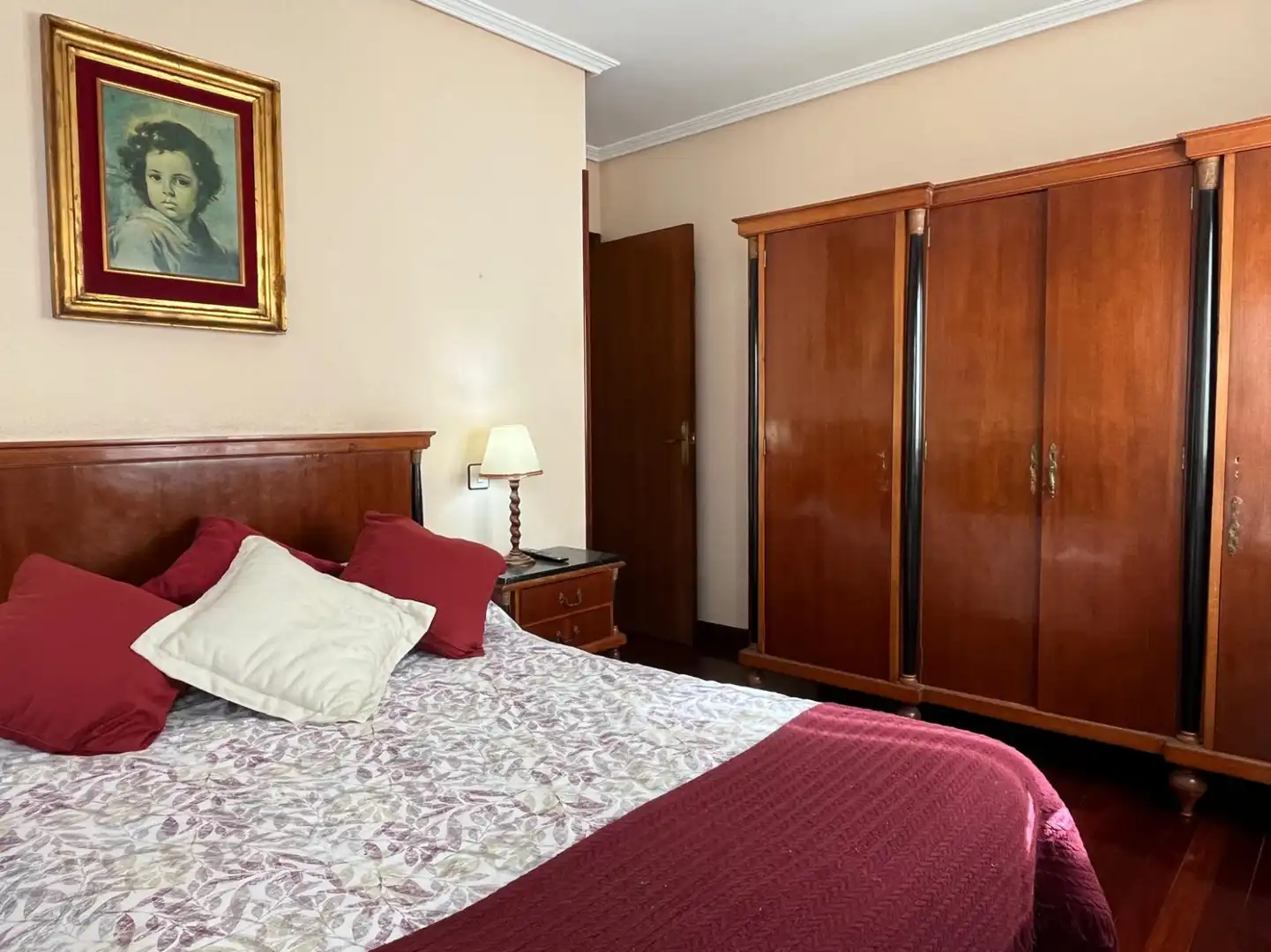 Bedroom of Flat for sale in Los Corrales de Buelna   with Heating, Parquet flooring and Storage room