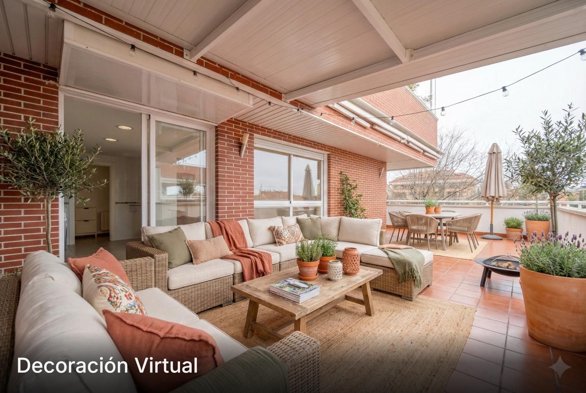 Terrace of Flat to rent in Boadilla del Monte  with Heating, Terrace and Storage room