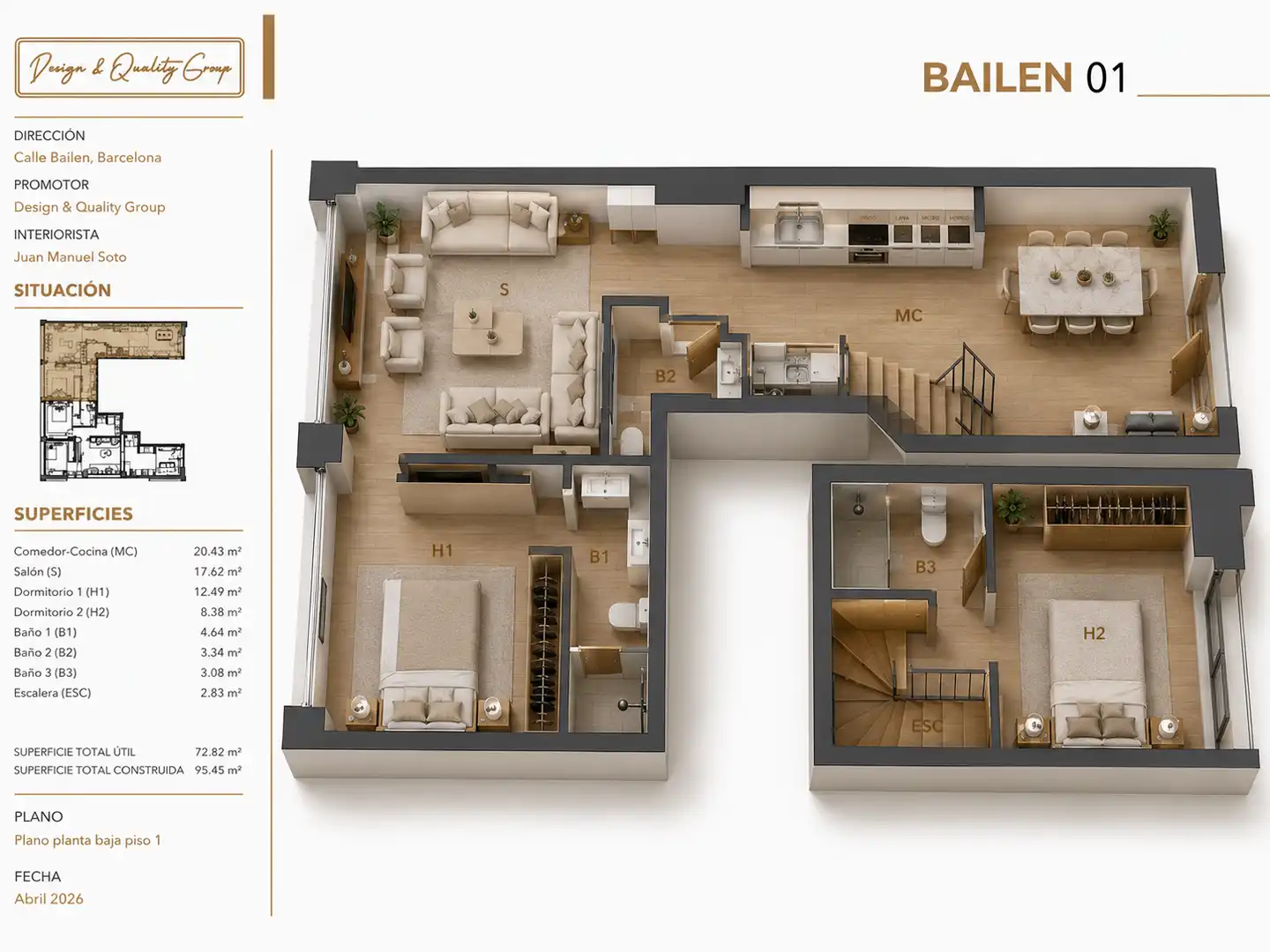 Appartamento con ascensore in vendita a Bailen, imagen 3