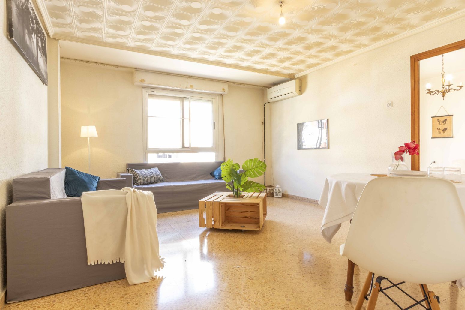 Living room of Flat for sale in Tavernes Blanques  with Balcony