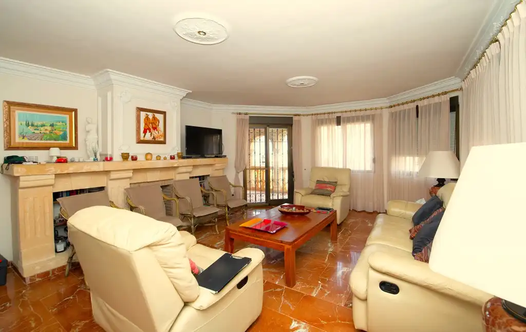 Living room of Houses for sale in Dénia  with Air Conditioner, Private garden and Terrace