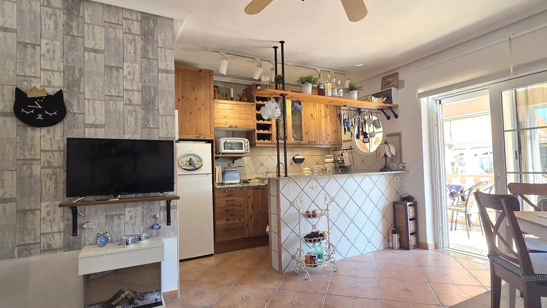 Cocina de Casa adosada en venta en Cartagena con Jardín privado, Terraza y Amueblado