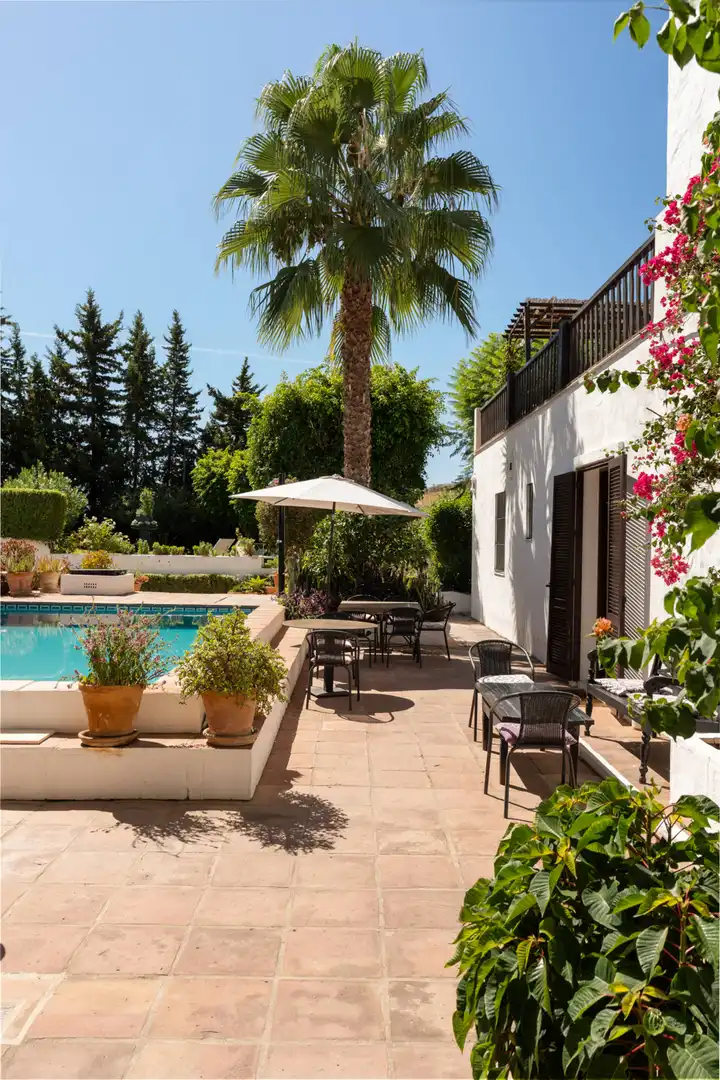 Terrace of Country homes for sale in Estepona  with Air Conditioner, Private garden and Terrace