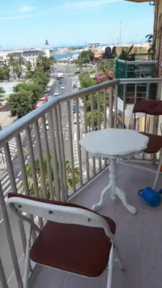 Balcony of Flat for rent in Valencia  with Air Conditioner, Furnished and Balcony