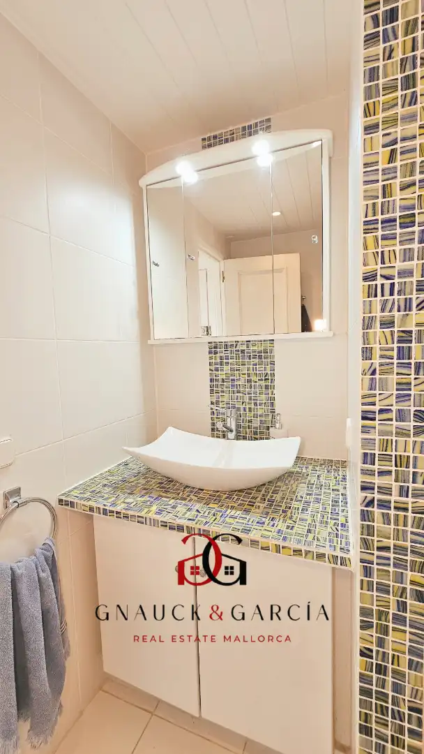 Badezimmer von Wohnung zum Verkauf in Calvià mit Klimaanlage, Heizung und Terrasse