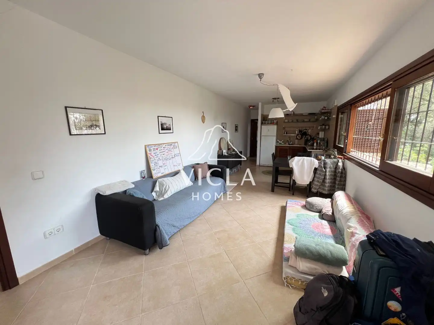 Sala de estar de Casa o chalet de alquiler en Sant Josep de sa Talaia con Aire acondicionado, Calefacción y Terraza