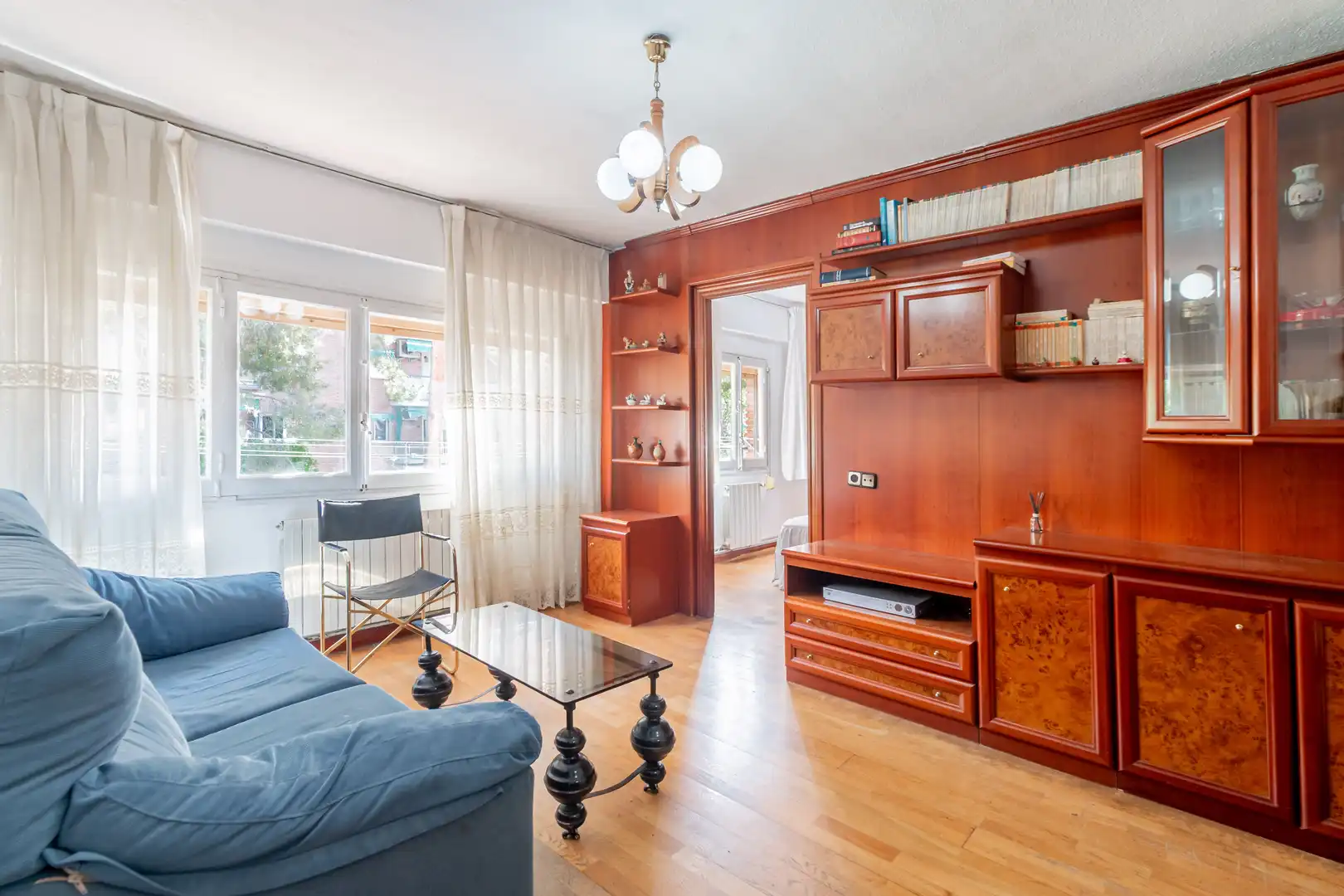 Sala de estar de Piso en venta en  Madrid Capital con Calefacción