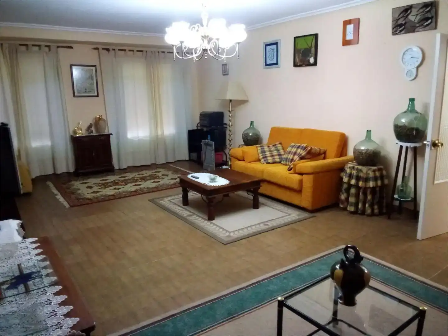 Sala d'estar de Pis en venda en Munilla amb Traster i Moblat