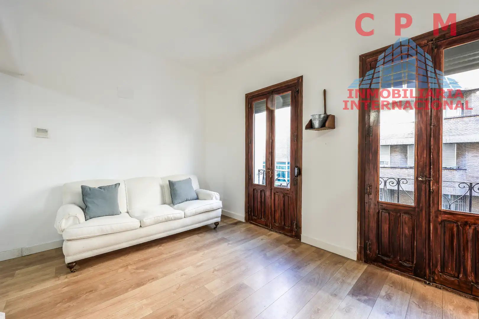 Wohnzimmer von Wohnung zur Miete in Madrid mit Klimaanlage, Heizung und Parkett