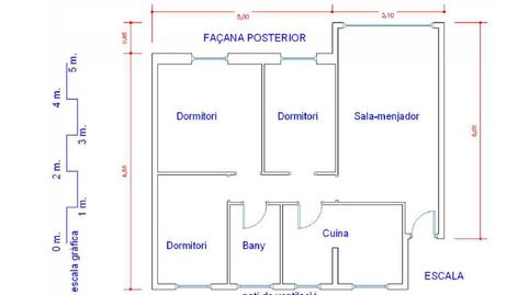 Foto 3 de Apartament en venda a Alfons XII, 778, Sant Roc, Badalona