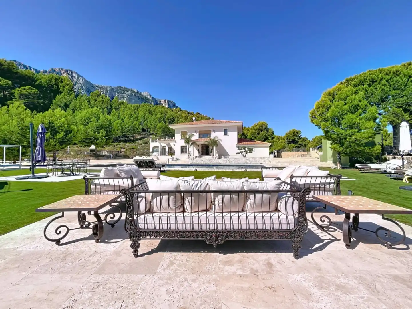 Jardín de Casa o chalet en venta en Benimantell con Aire acondicionado, Jardín privado y Terraza