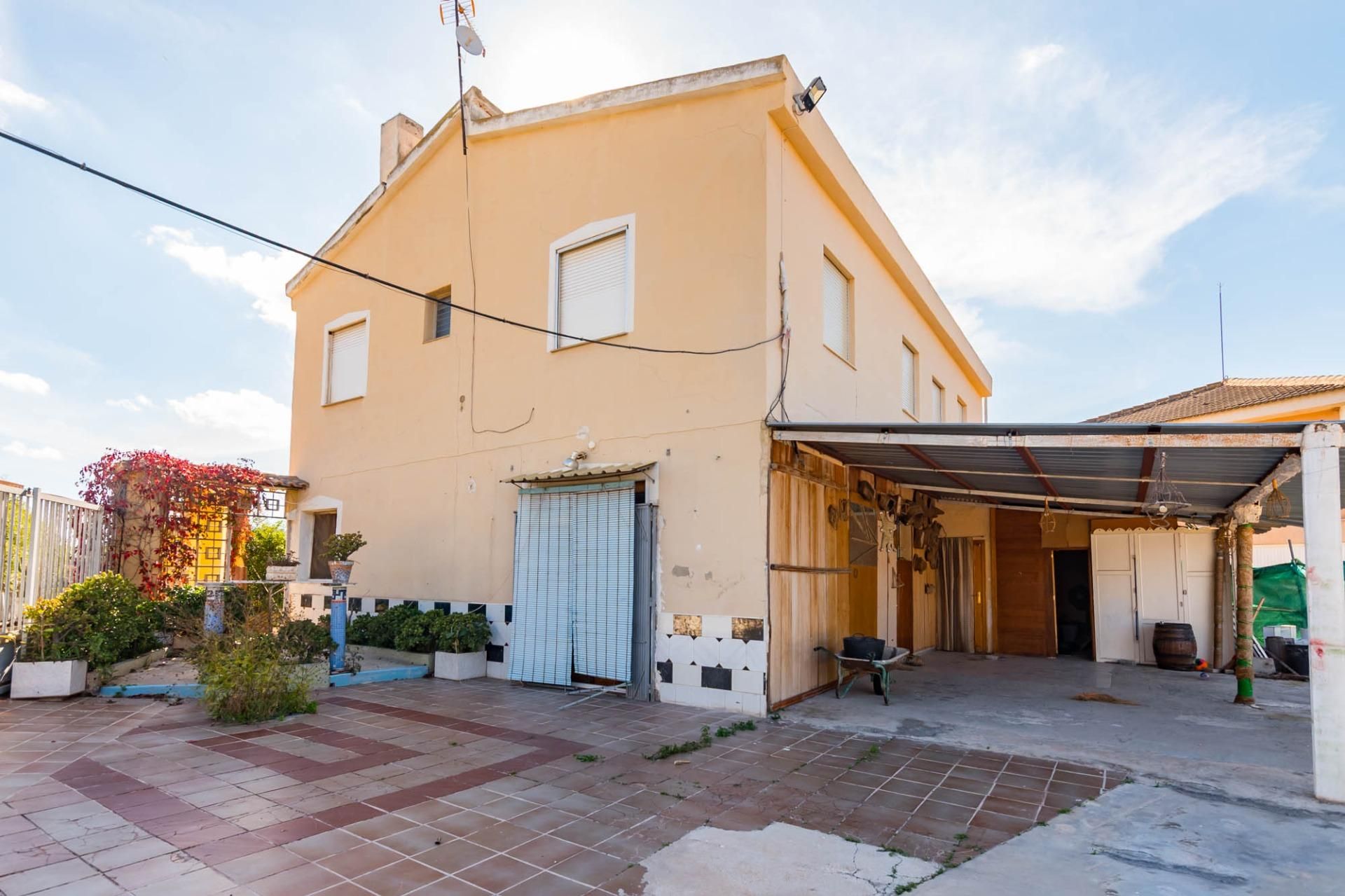 Vista exterior de Casa o chalet en venta en Abarán con Jardín privado, Terraza y Piscina