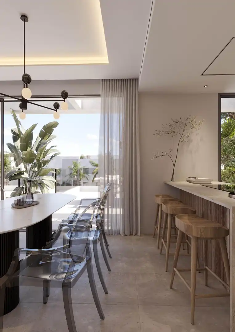 Terraza de Planta baja en venta en Estepona con Aire acondicionado, Jardín privado y Terraza