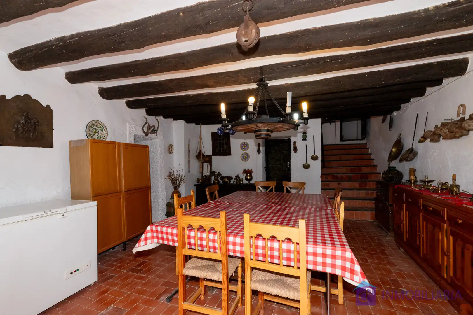 Dining room of Flat for sale in Ateca  with Private garden, Parquet flooring and Terrace