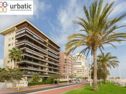 Vista exterior de Apartament en venda en Gandia amb Calefacció, Jardí privat i Parquet