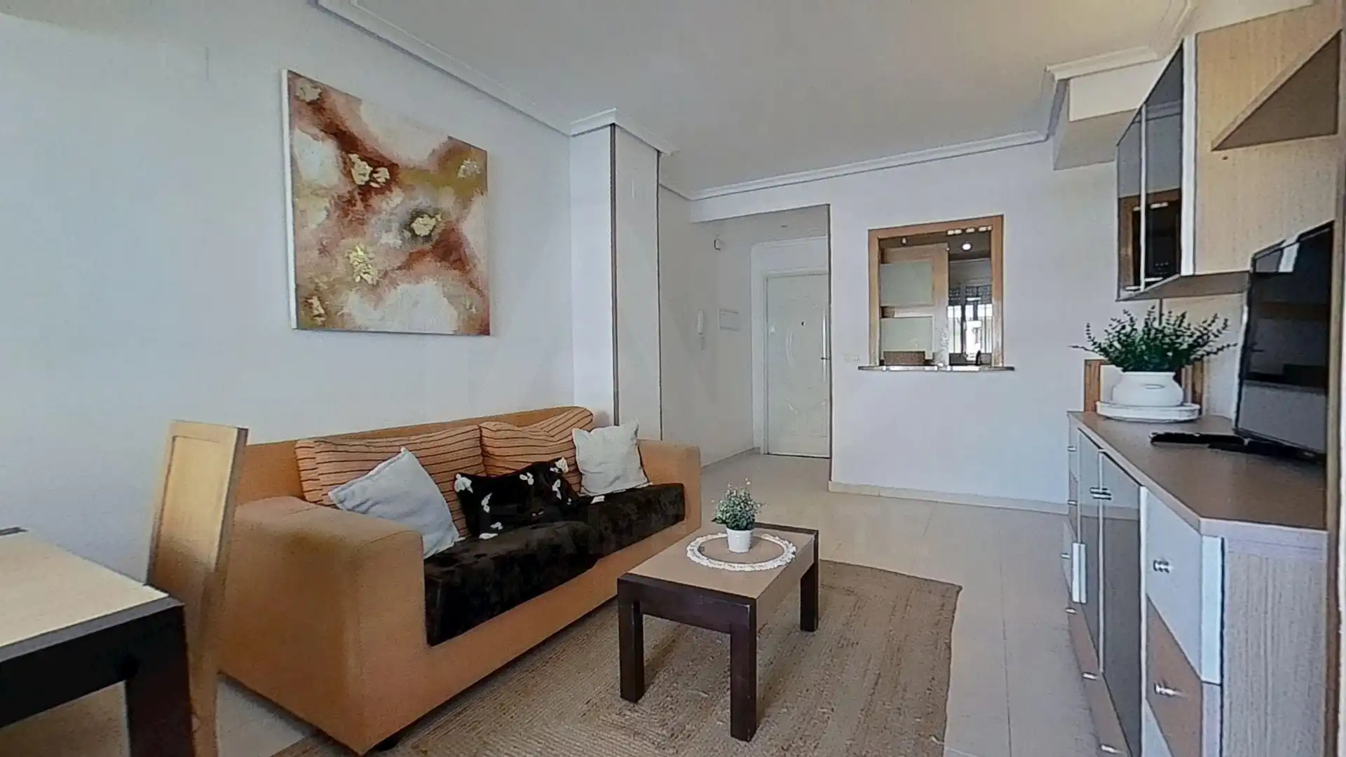 Living room of Flat for sale in Oropesa del Mar / Orpesa  with Air Conditioner, Terrace and Swimming Pool
