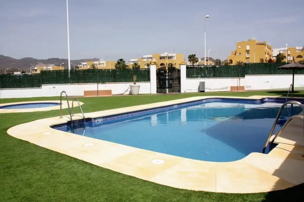 Schwimmbecken von Maisonette zur Miete in Pulpí mit Klimaanlage und Gemeinschaftspool