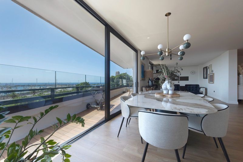 Dining room of Flat for sale in  Santa Cruz de Tenerife Capital  with Air Conditioner, Terrace and Furnished