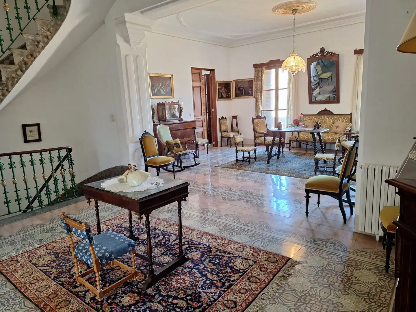 Sala d'estar de Casa adosada en venda en Algaida amb Jardí privat i Traster