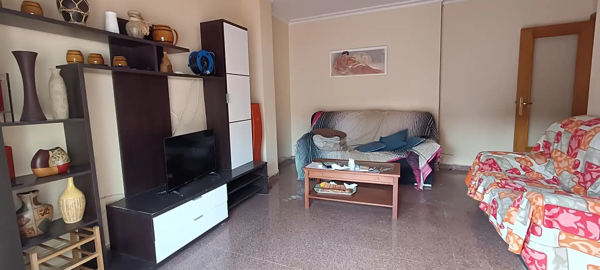 Sala de estar de Ático en venta en Almansa con Aire acondicionado y Terraza