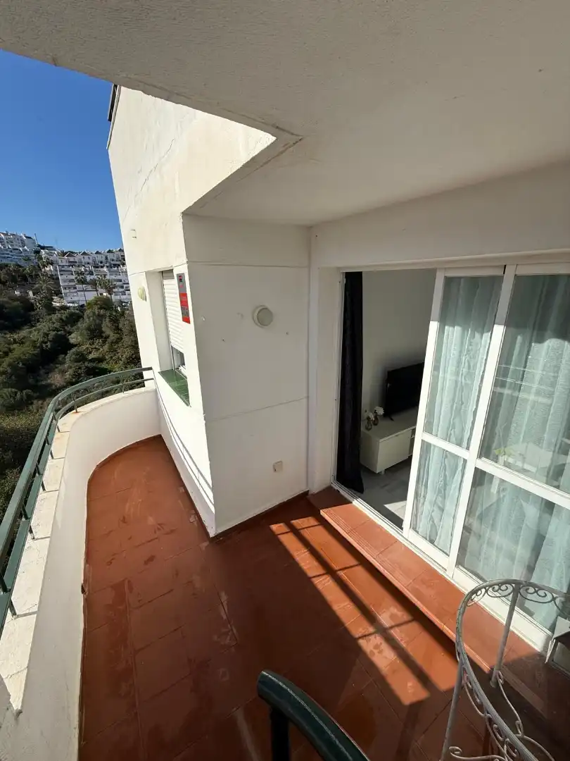 Terraza de Apartamento en venta en Mijas con Aire acondicionado, Terraza y Amueblado
