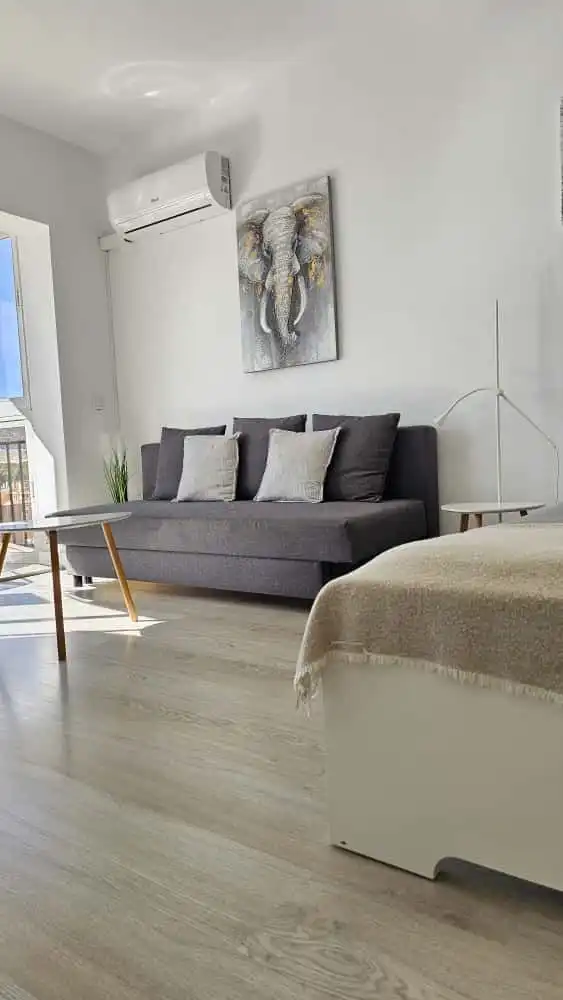 Sala de estar de Estudio en venta en Torremolinos con Aire acondicionado, Calefacción y Amueblado