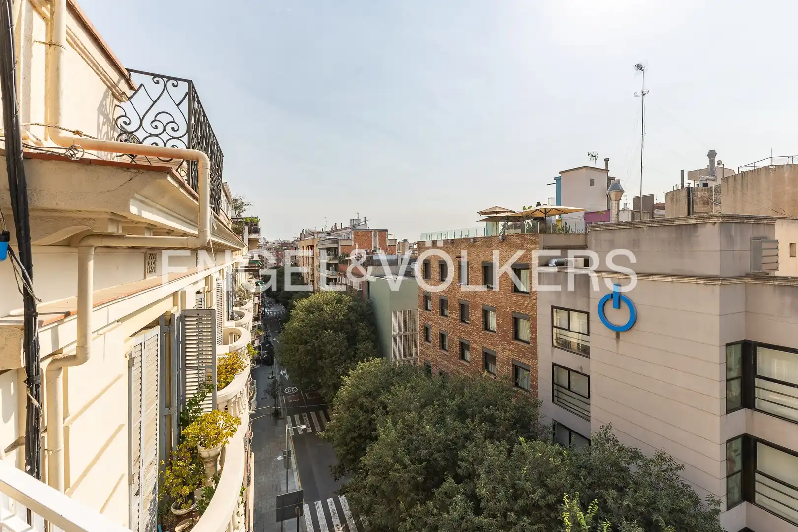 Terraza de Piso de alquiler en Barcelona con Aire acondicionado, Calefacción y Parquet