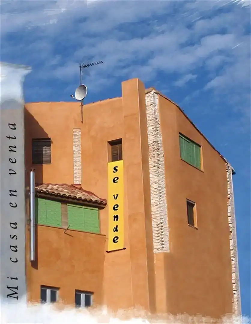 Vista exterior de Casa adosada en venda en Tarazona
