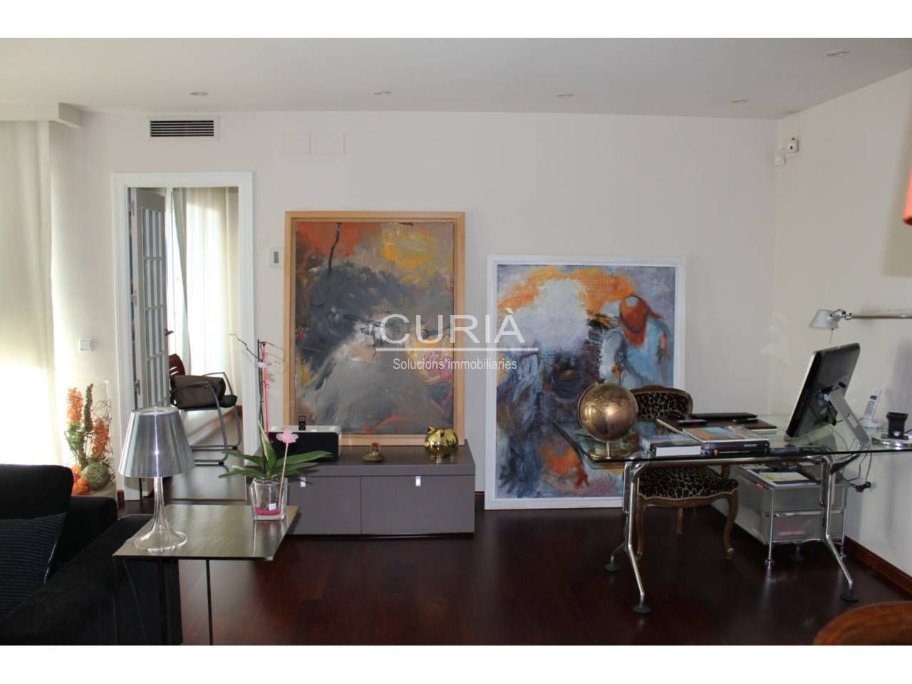 Sala d'estar de Pis en venda en  Lleida Capital amb Aire condicionat, Calefacció i Parquet