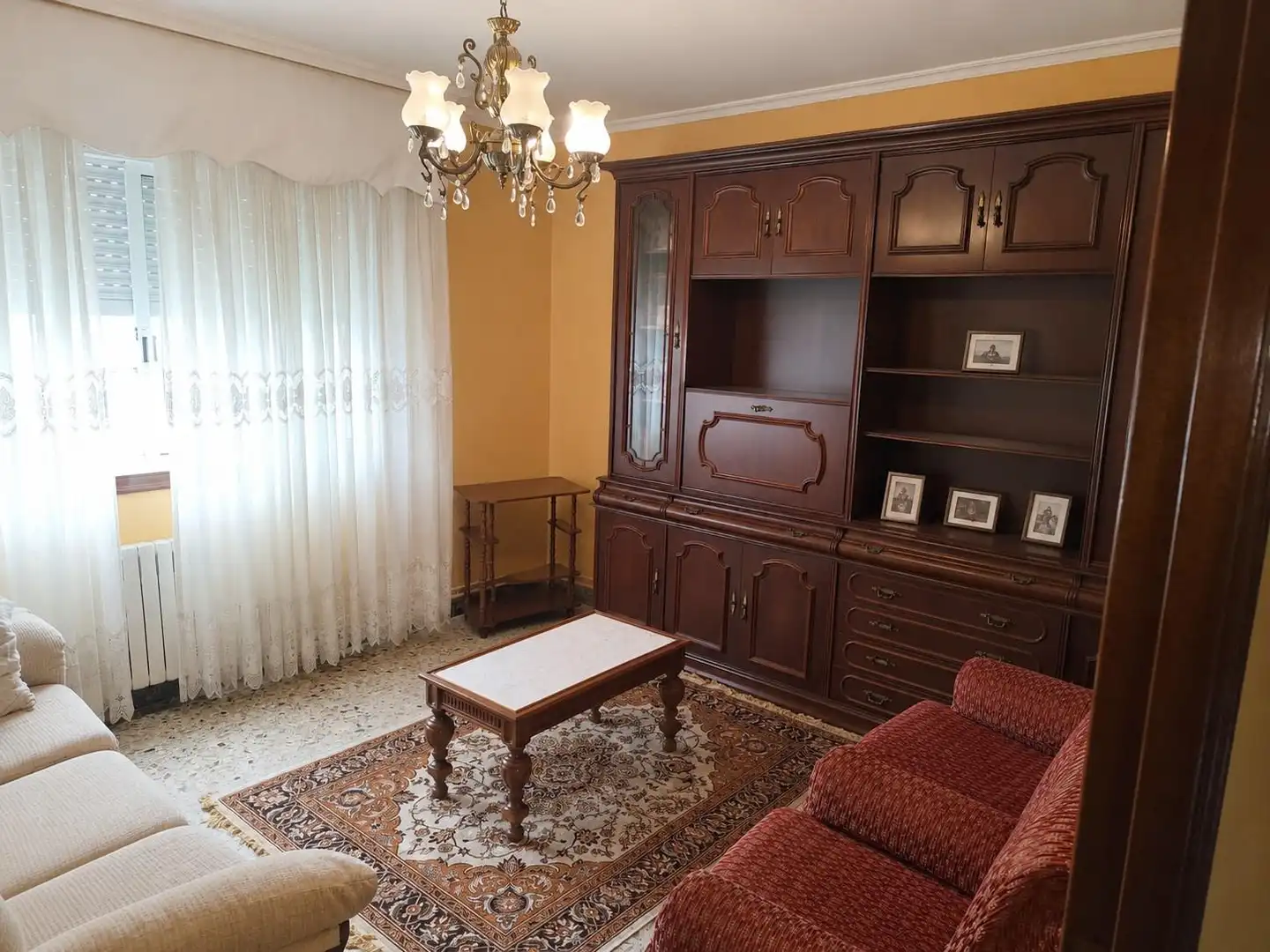 Living room of Houses for sale in Carballo  with Heating, Storage room and Furnished