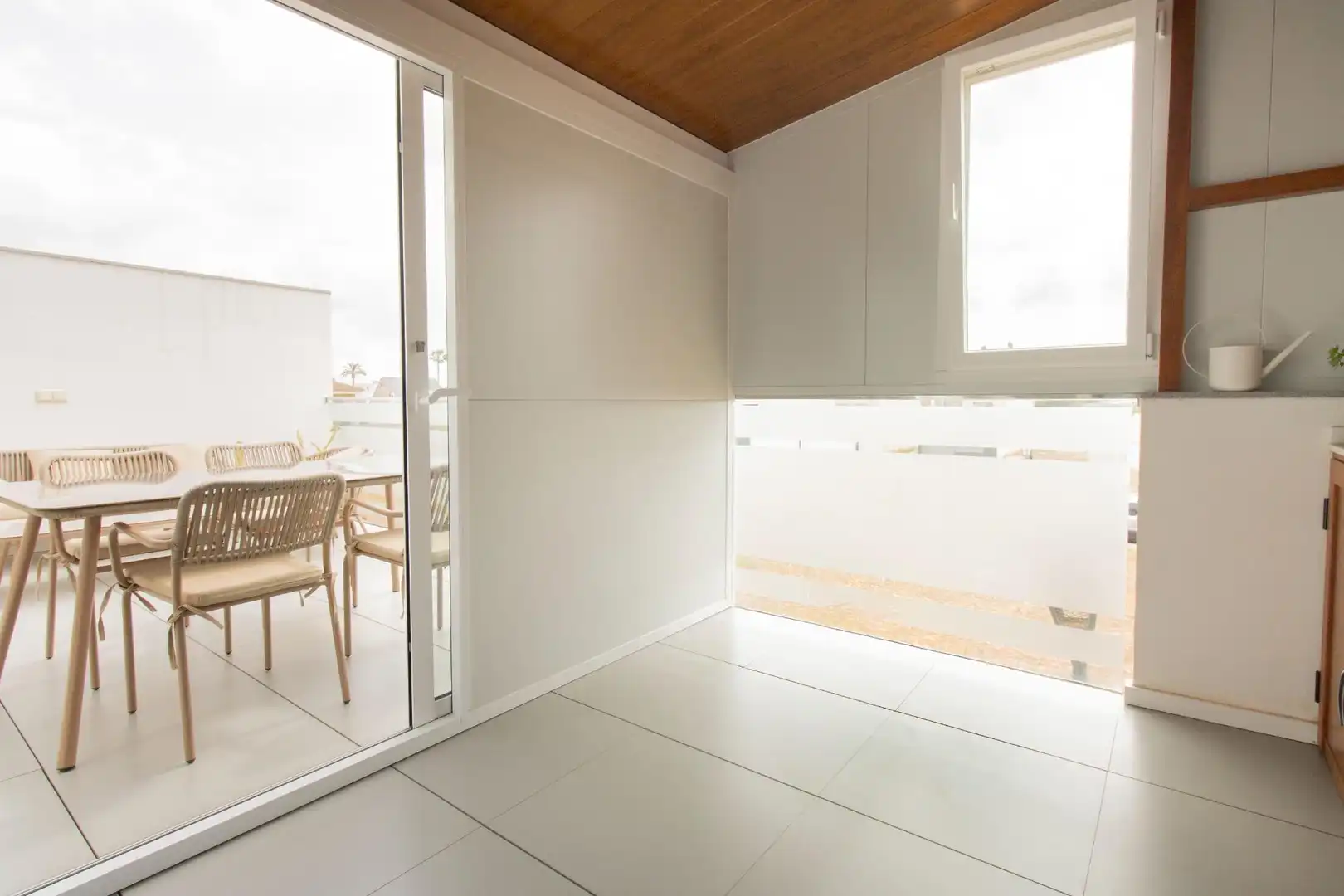 Balcony of Attic for sale in Rafelbuñol / Rafelbunyol  with Air Conditioner, Terrace and Storage room