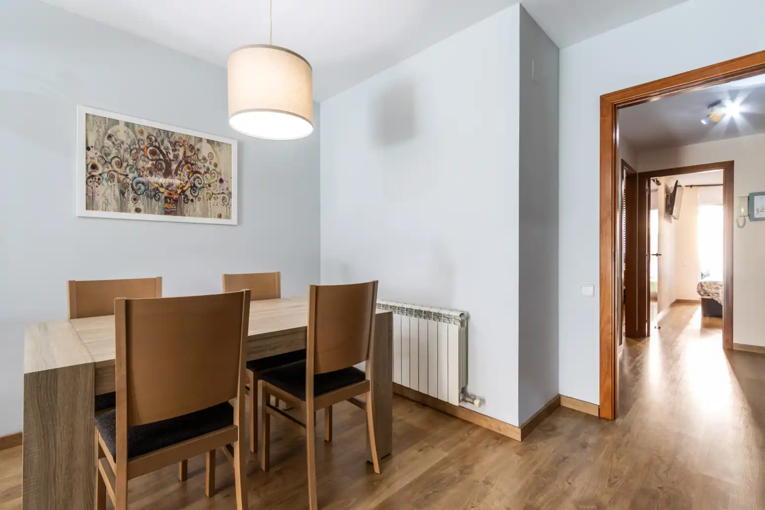 Dining room of Flat for sale in Terrassa  with Air Conditioner, Heating and Parquet flooring
