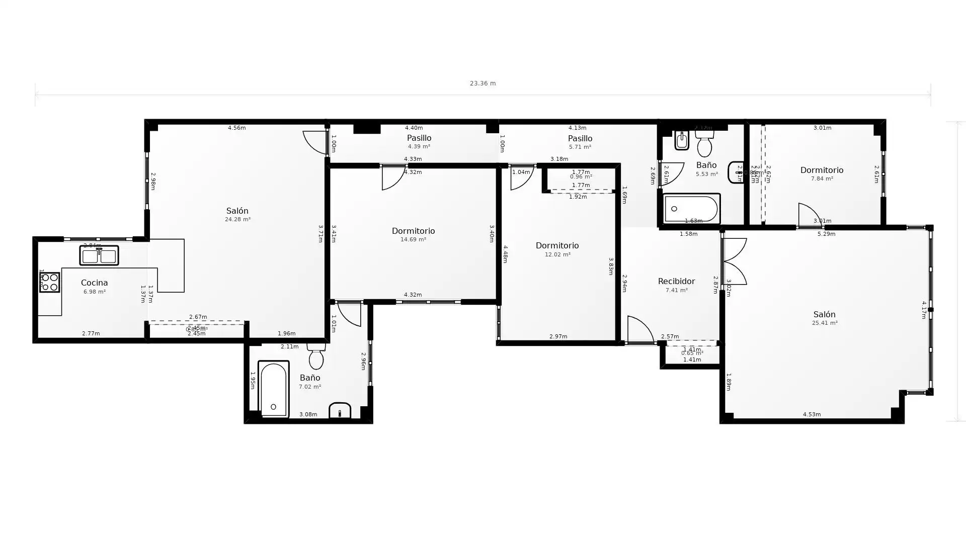 Flat for sale in Silla  with Air Conditioner and Furnished