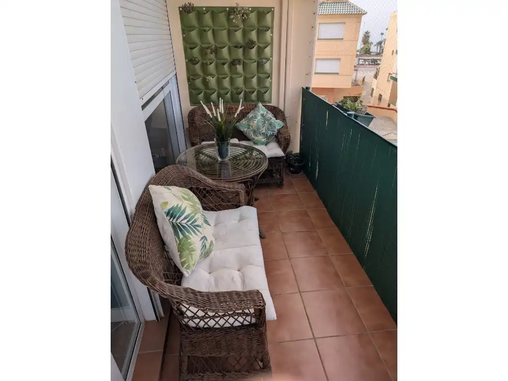 Balcony of Flat for rent in Torrox  with Air Conditioner, Terrace and Swimming Pool