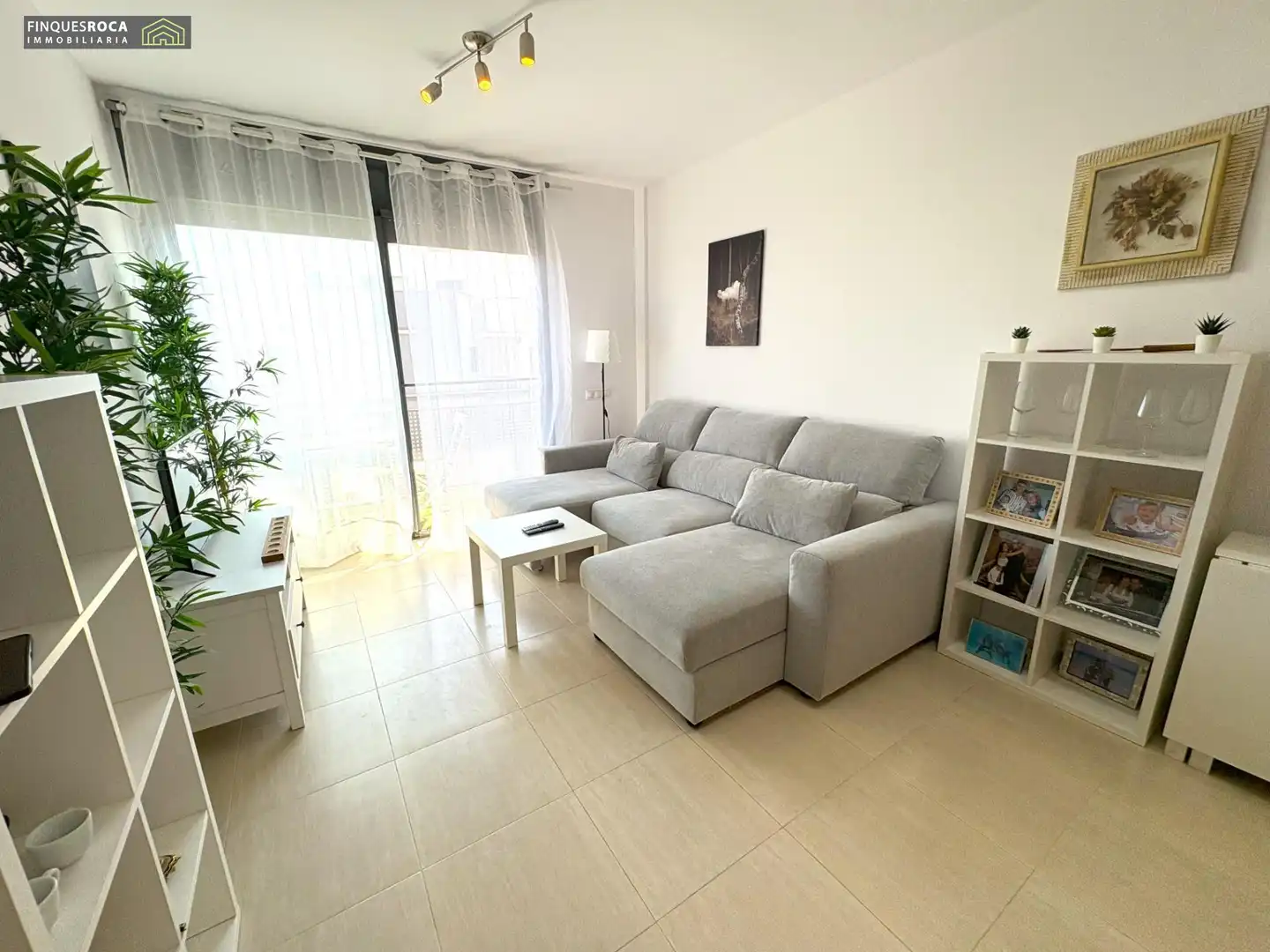 Sala d'estar de Dúplex en venda en La Ràpita amb Aire condicionat, Terrassa i Piscina