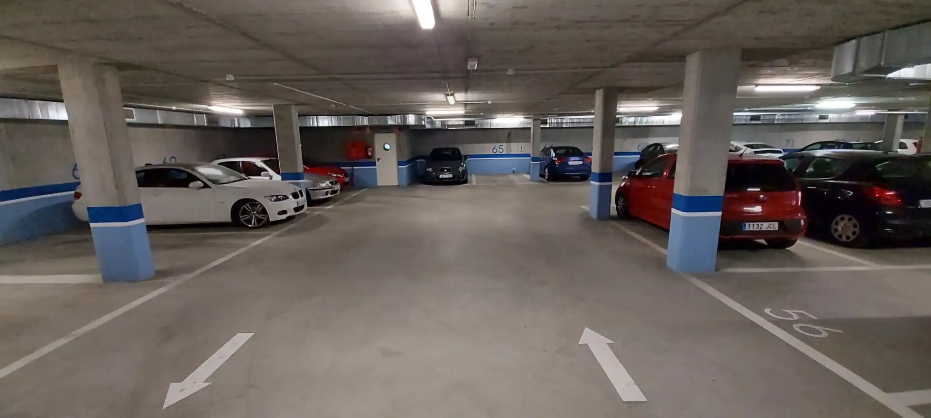Parking of Flat for sale in A Coruña Capital   with Heating, Parquet flooring and Oven