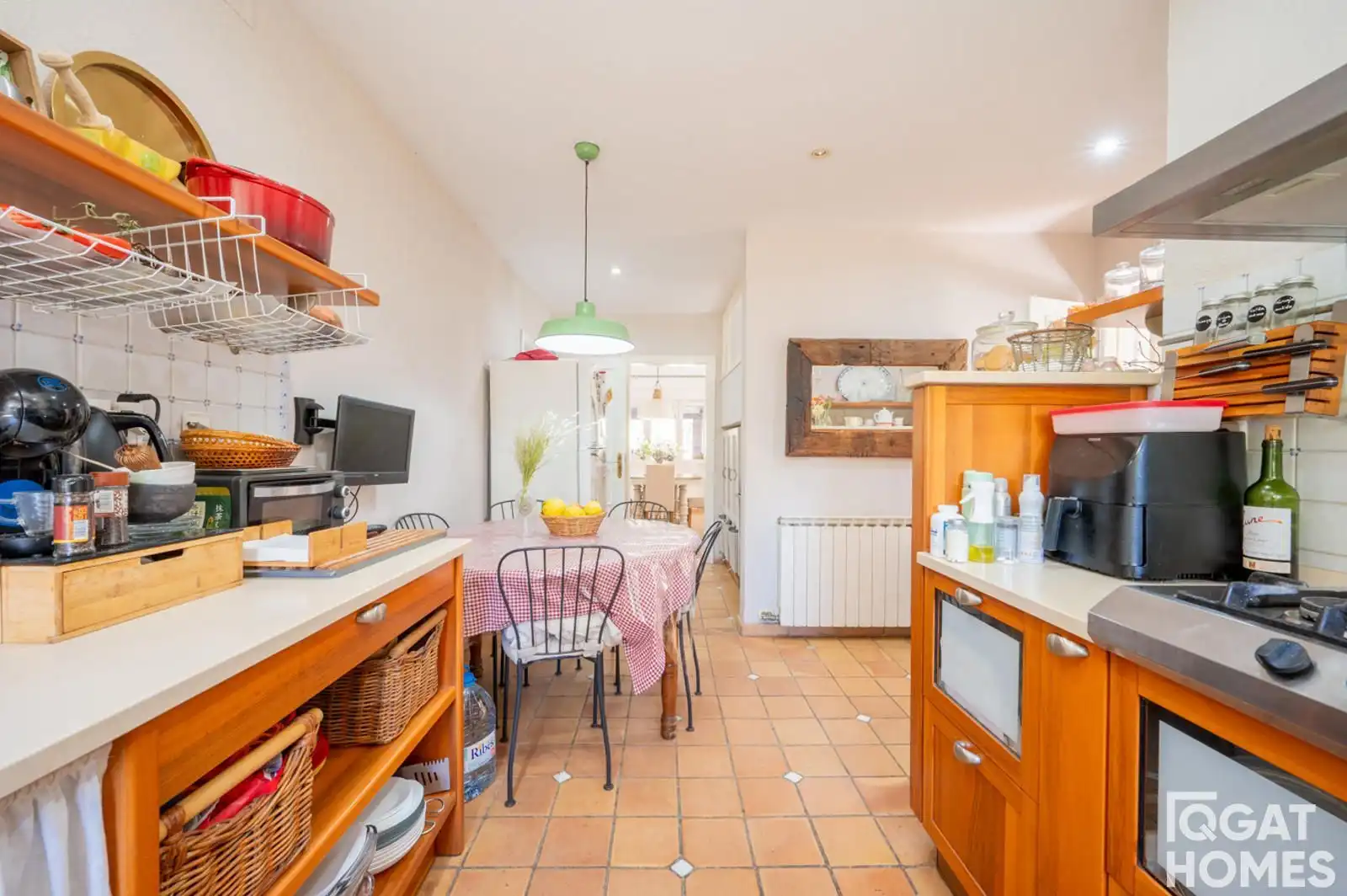 Cuina de Casa o xalet en venda en Rubí amb Calefacció, Terrassa i Traster