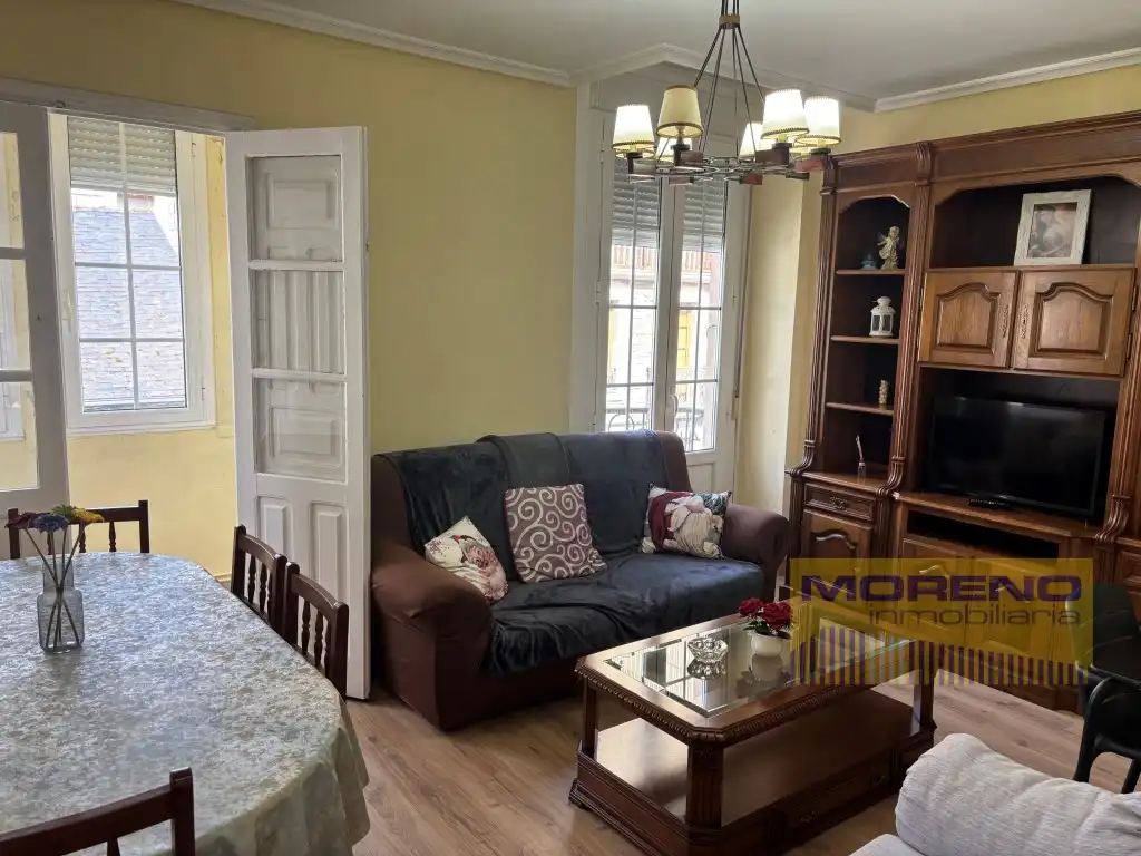 Sala de estar de Piso en venta en Sarria