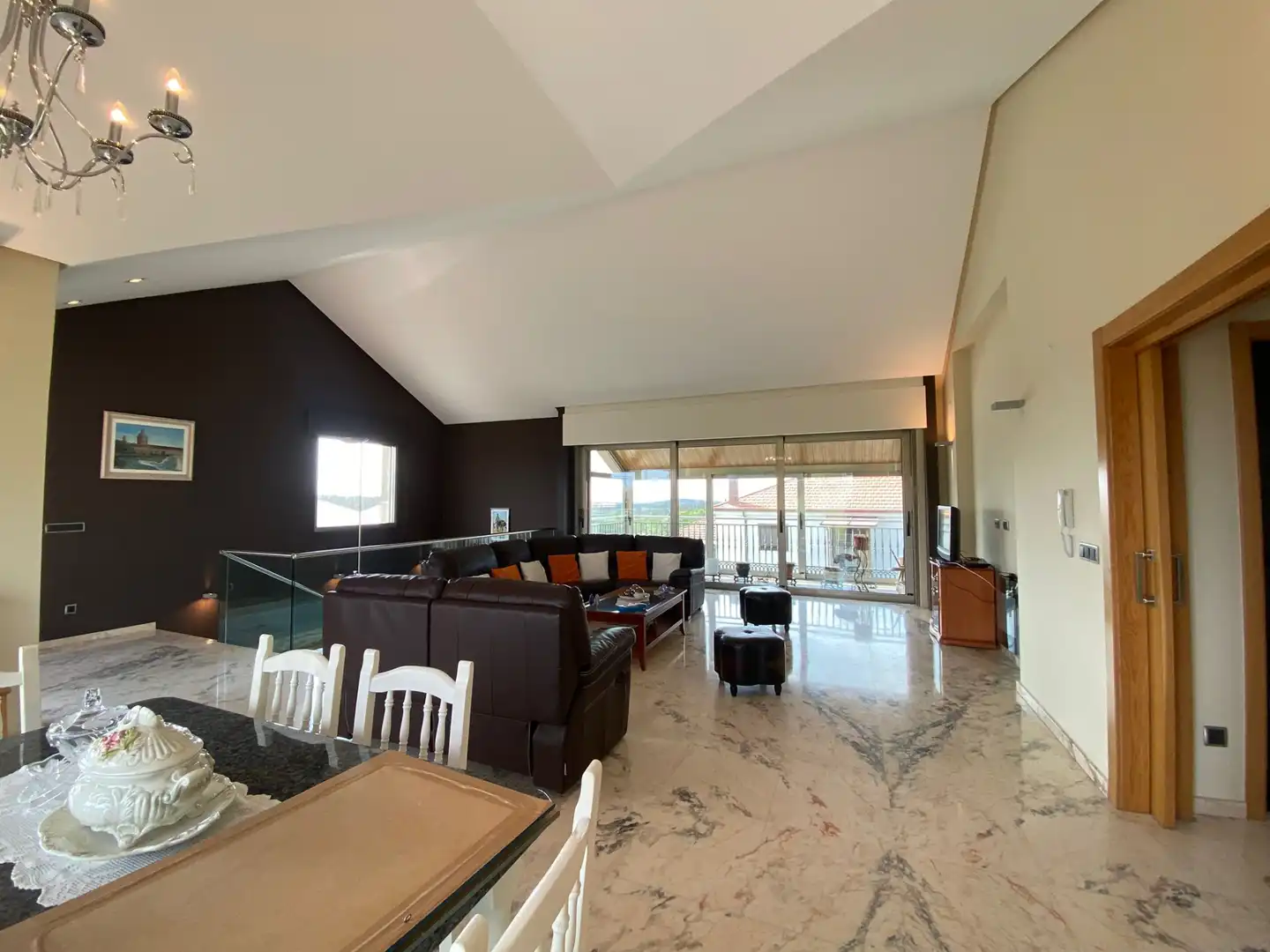 Living room of Houses for sale in Boborás  with Heating, Private garden and Parquet flooring