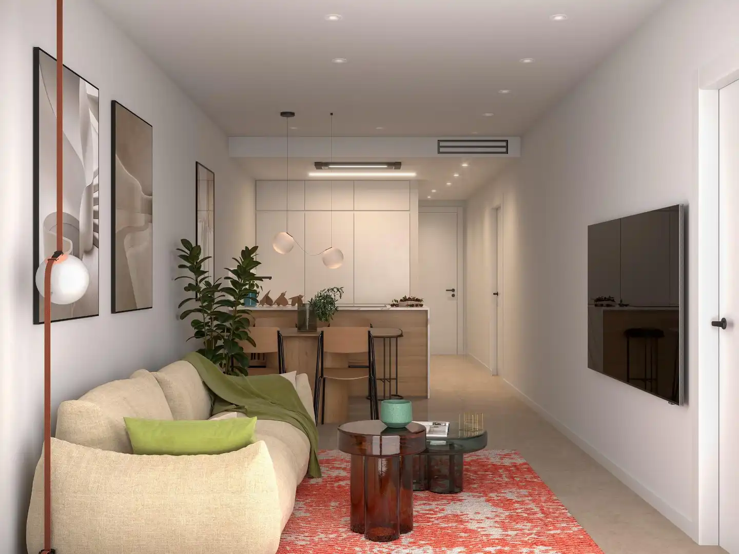 Living room of Apartments for sale in Elche / Elx  with Heating, Private garden and Terrace