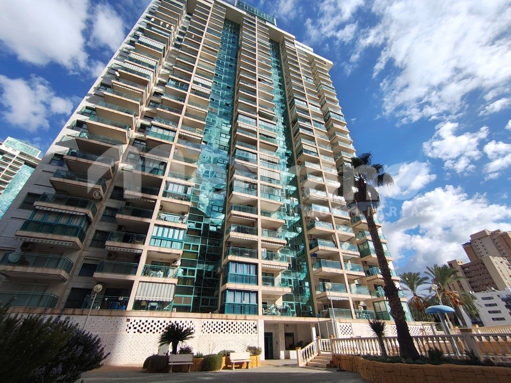 Exterior view of Flat for sale in Villajoyosa / La Vila Joiosa  with Private garden, Terrace and Swimming Pool