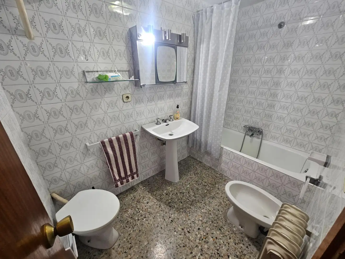 Bathroom of Flat for sale in Tamarite de Litera  with Heating, Storage room and Furnished