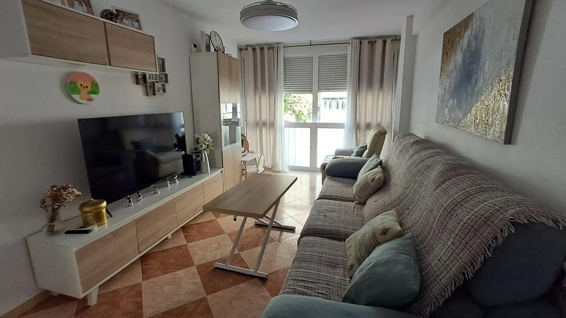 Sala de estar de Piso en venta en Carretera de Cádiz