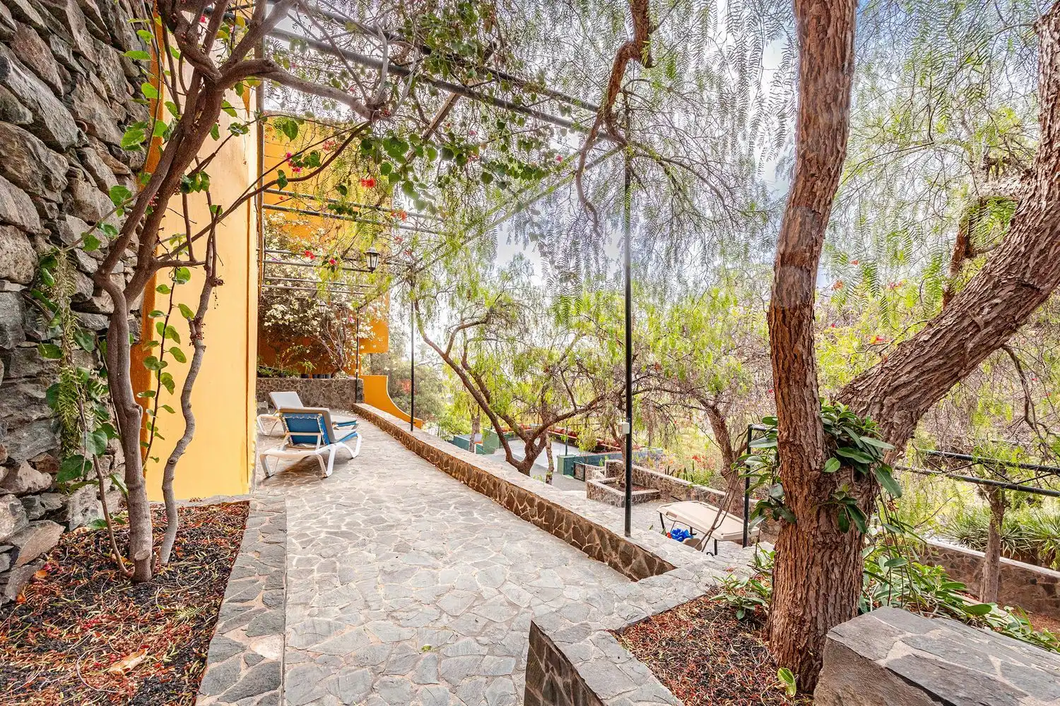 Terraza de Casa o chalet en venta en Telde con Jardín privado, Terraza y Piscina