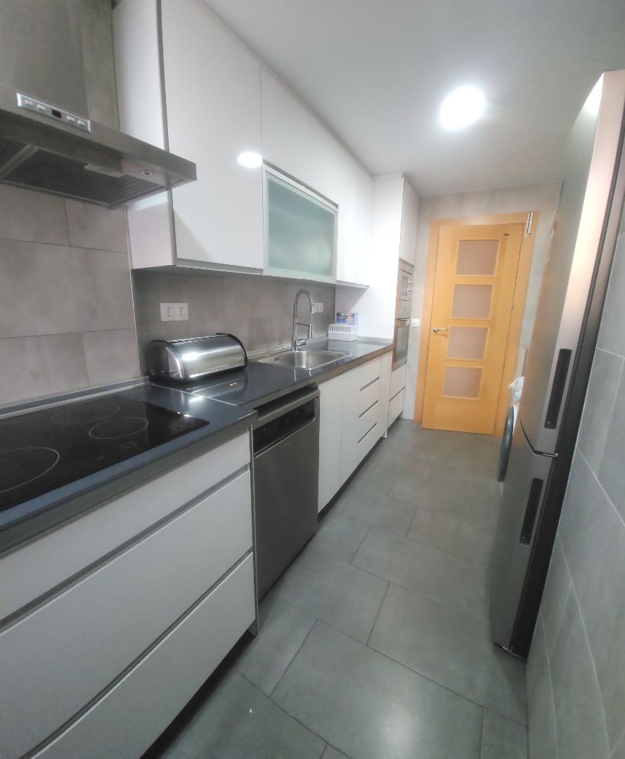 Kitchen of Flat for sale in  Granada Capital  with Air Conditioner and Terrace