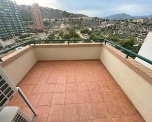 Terrassa de Apartament de lloguer en Villajoyosa / La Vila Joiosa amb Aire condicionat, Terrassa i Piscina comunitària