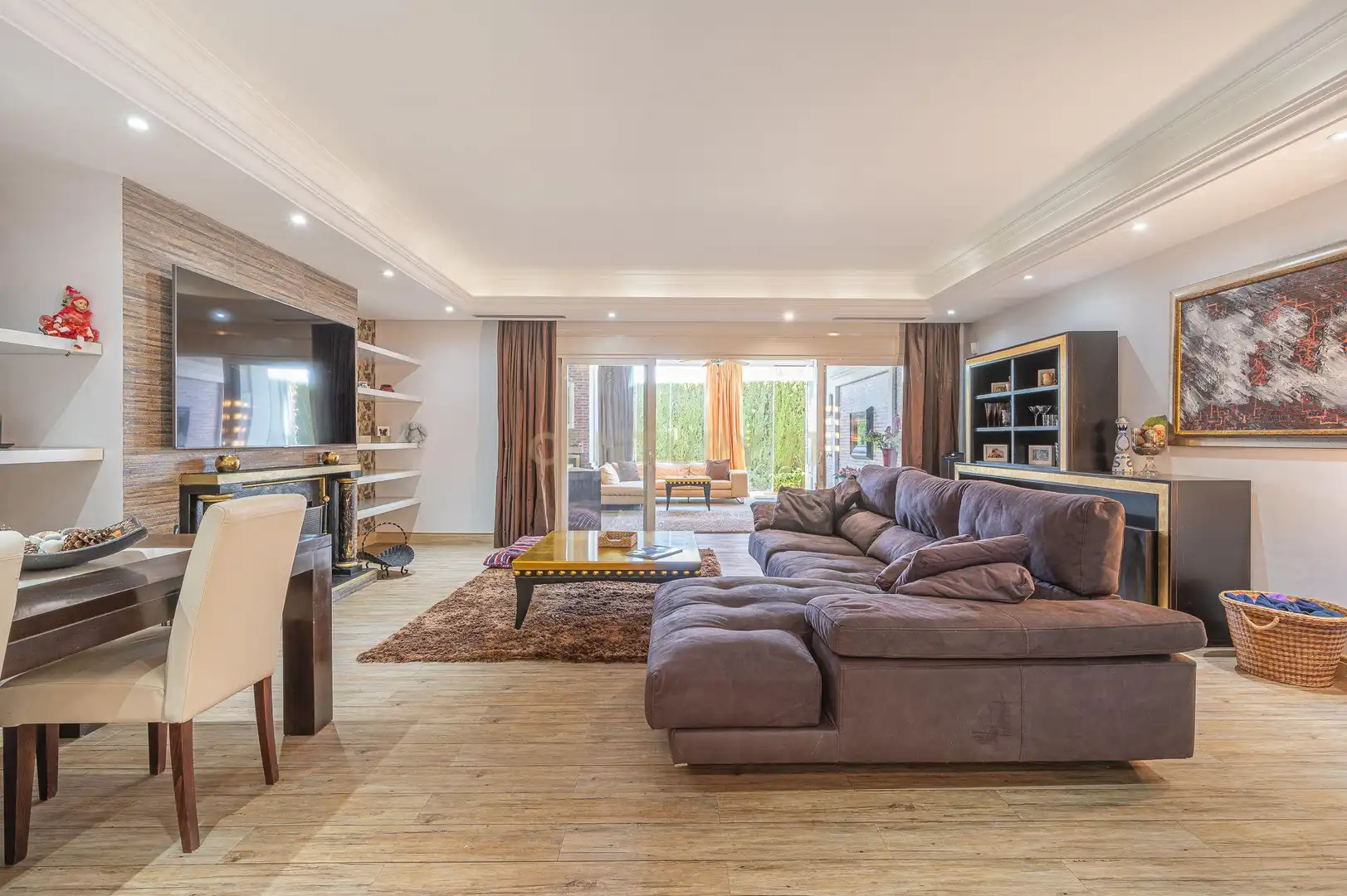 Living room of Apartments for rent in Marbella  with Air Conditioner, Private garden and Furnished