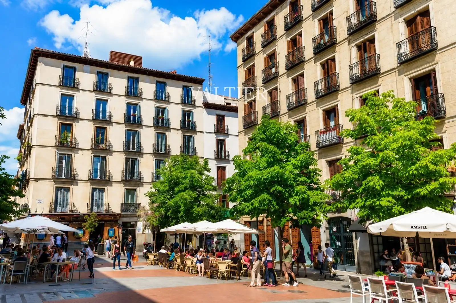 Exterior view of Flat for rent in Madrid  with Air Conditioner and Furnished